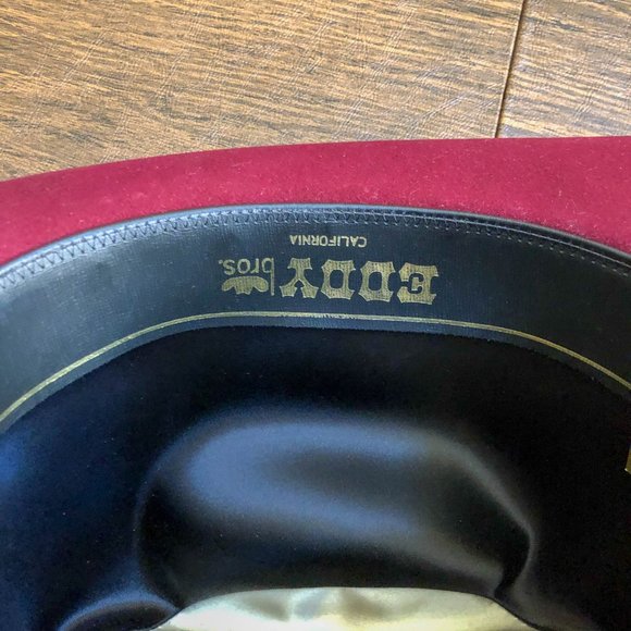 Eddy Hats by Chris Eddy Cowboy Hats Red Durofelt - Picture 7 of 8